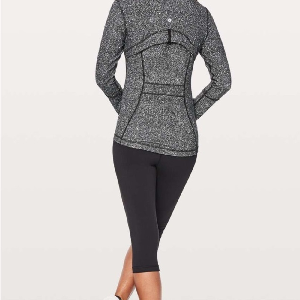 Lululemon Define Jacket in Luminesce Splatter White Black Pattern Size 4 - Picture 2 of 8